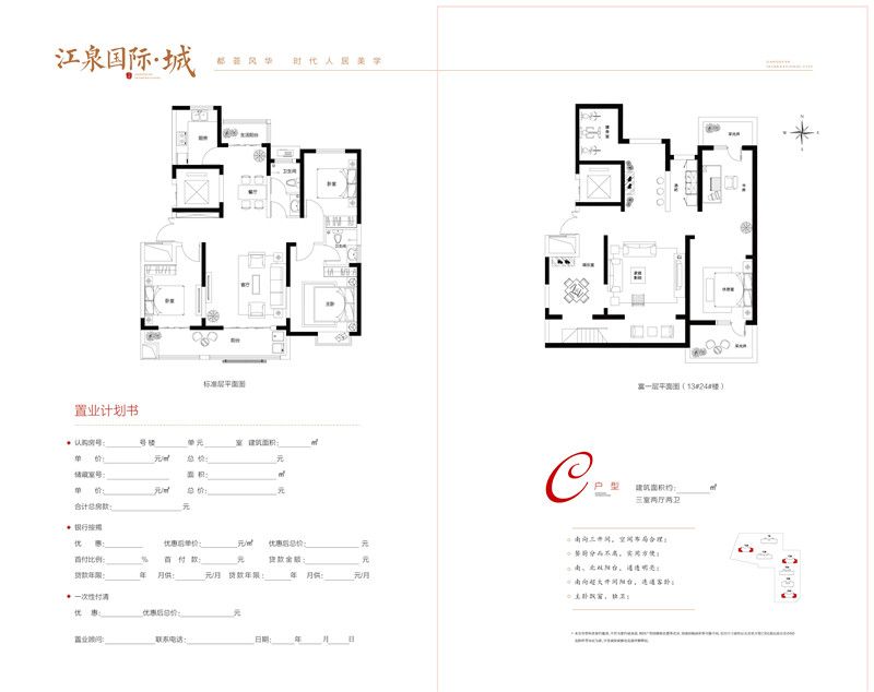 江泉國(guó)際·城 C戶型圖