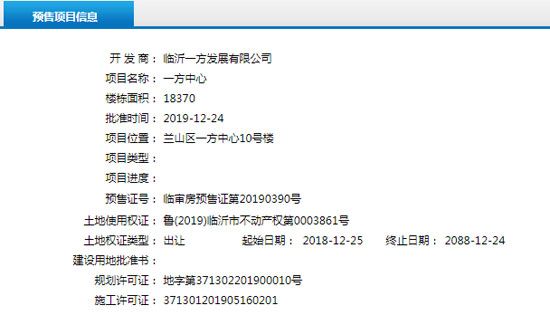 12月下旬臨沂共16項目獲預(yù)售證 共批準(zhǔn)34棟樓