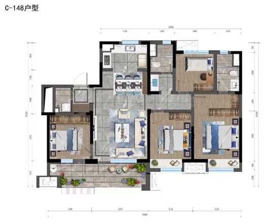 魯商萬科城如園景觀樓王148-202㎡瞰景大宅強(qiáng)勢登場